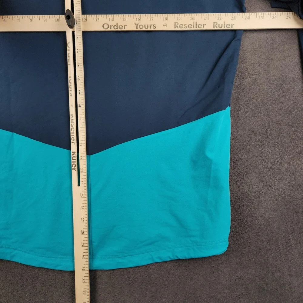 Bjorn Daehlie Gatineau Jacket Mens XL‎ Blue Teal Gray Hooded Softshell Running